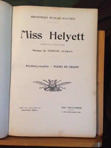 Edmond audran miss helyett - audran,