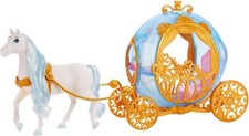 Disney Princesses : La calèche de Cendrillon et son cheval blanc  - Mattel