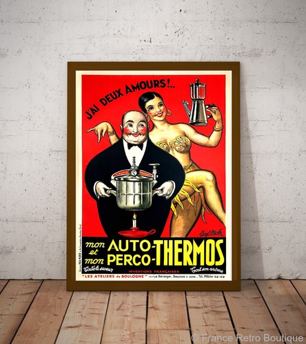 Affiche publicitaire vintage