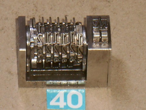 Acme letterpress numbering - acme, |