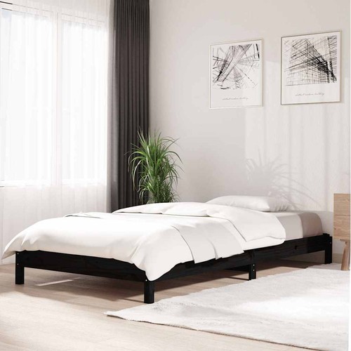 Lit empilable blanc 100x200 - lit,