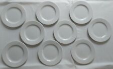9 ASSIETTES A DESSERT D 20 PORCELAINE HOTELIERE  BLANCHE CHURCHILL HOTELWARE 