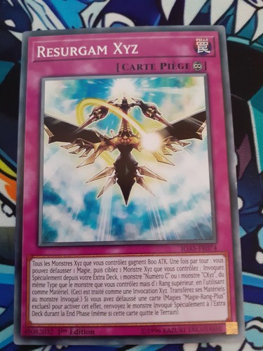 Carte resurgam xyz - yu-gi-oh,