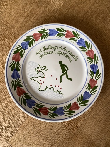 Assiette numérotée henriot - assiette,