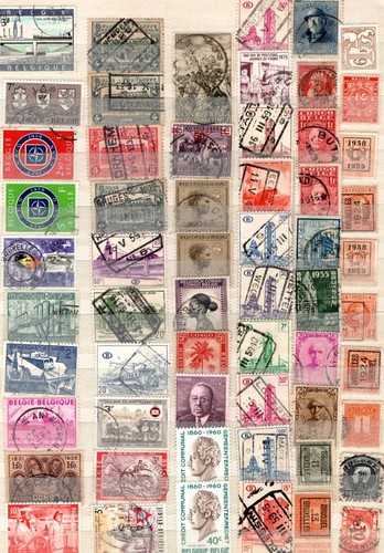 Belgique lot de timbres - de,