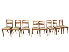8 Chaises En Merisier  Avec