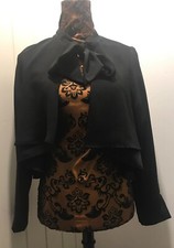 Petit blazer noir trois quarts