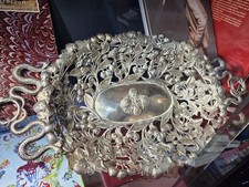 plateau argent massif