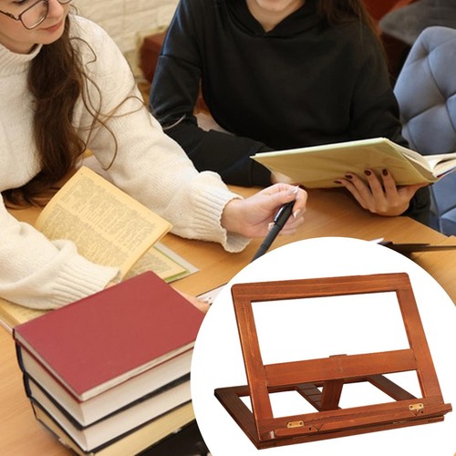 Support livre bois plateau - de,