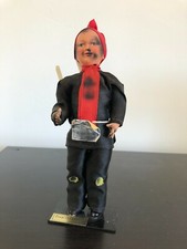 poupée cybelle ramoneur porte-bonheur 18 cm vintage déco ancien poupon métier