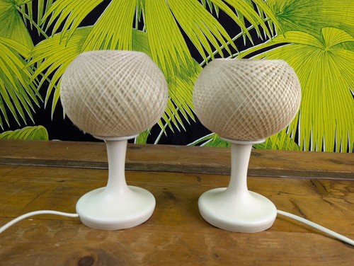 Lampe table vintage 70s - lampe,