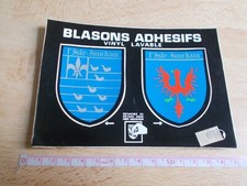 Carte postale, blasons adhésifs L'ISLE-JOURDAIN
