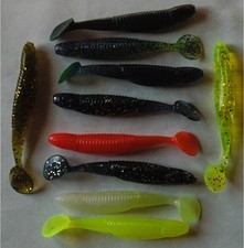 Leurre souple Minnow 10 couleurs 9cm 6g peche perche sandre bass bar brochet