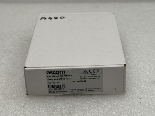 Ascom u914d ccab 2k1 - ascom, u914d-ccab/2k1