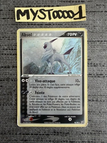 Carte pokémon absol 95 - carte,