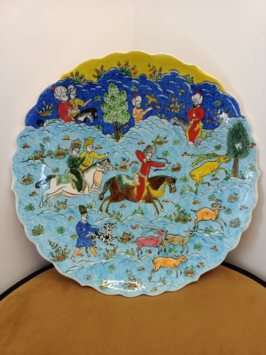 Assiette plat ancien - assiette/plat,