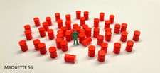 ho lot 50 fûts rouges bidons