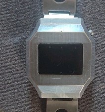 Montre led rouge Timex 550 des années 70 bracelet rallye