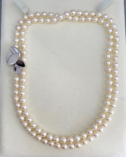 Collier long perles Akoya