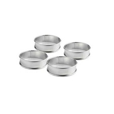 CERCLE TARTE 8x2CM INOX x4