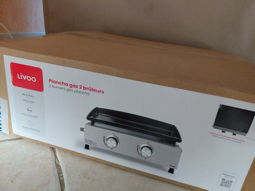 Livoo plancha gaz - gaz, 7.5kw