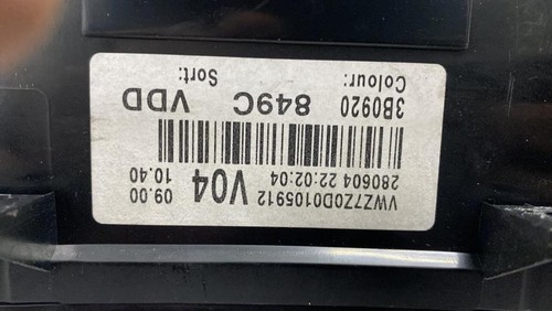 Compteur volkswagen passat - compteur,