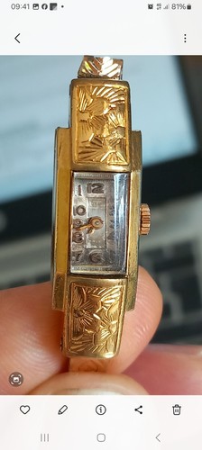 Montre art déco plaqué - montre,
