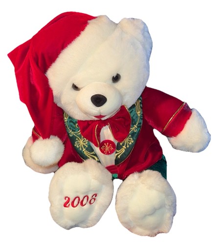 Snowflake teddy white - teddy, bear