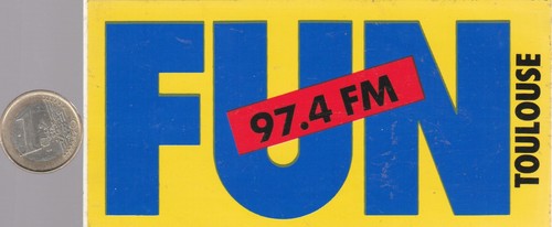Autocollant radio fun - autocollant.,