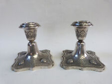 paire de chandeliers argent