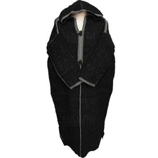 Djellaba marocaine noire - djellaba,