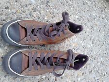 Paire de bottines Converse all star de couleur marron taille 39