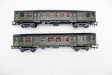 HACHETTE - HO - DE MASSINI - 2 VOITURES ROMILLY 2° CLASSE TYPE BDtmyp - SNCF -