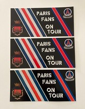 lot de 3 stickers Paris SG PSG