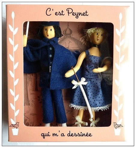 Poupées couple parisienne - couple,