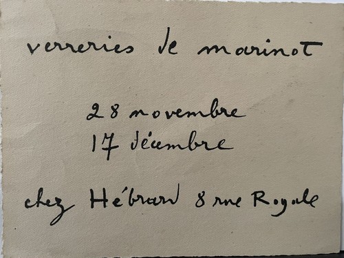 Verrerie marinot carton - marinot,