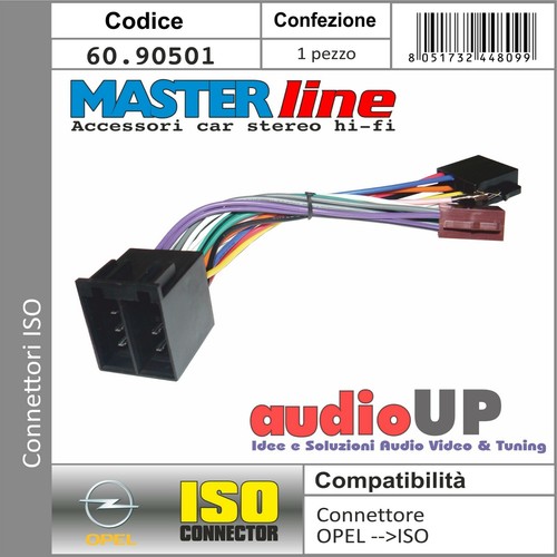 Connecteur iso autoradio - autoradio, pour