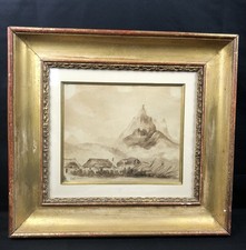 Dessin, lavis d'encre école