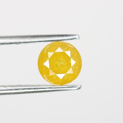Diamant jaune naturel lâche