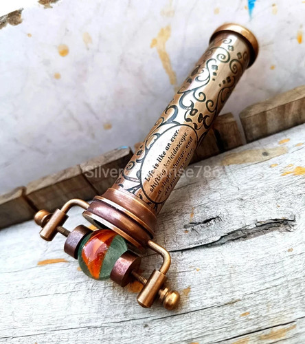 Kaléidoscope ancien laiton - ancien,