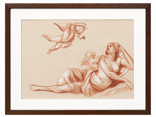 Grand dessin sanguine - la,