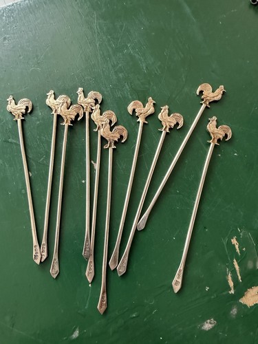 Bâtons cocktail argent - de,