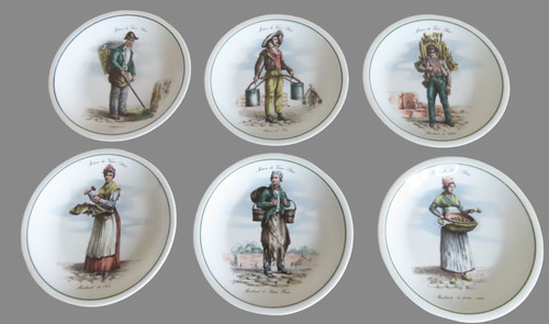 Assiette parlante metiers - assiette,