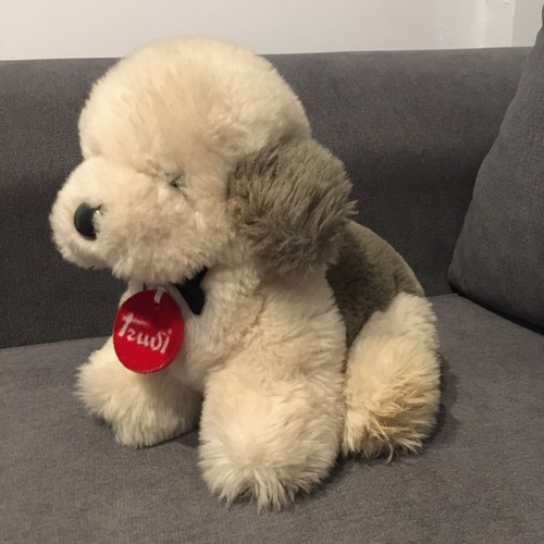 Trudi peluche chien avec nœud - peluche,