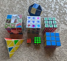Rubiks Cube Lot Of 6, Puzzle