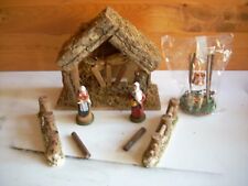Petite Maison pour village et crèche de Noël avec accessoires et personnages