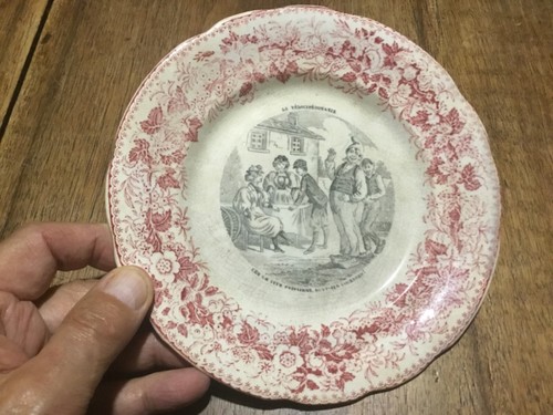 Assiette ancienne creil - ancienne,