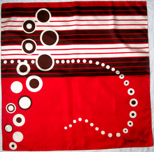 Pierre cardin foulard soie - -,