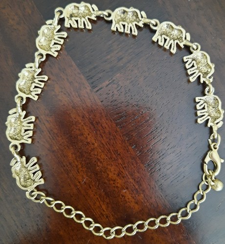 Elephant themed goldtone - elephant-themed,