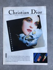 Publicité de Presse 1987 Illustration de DIOR Maquillage